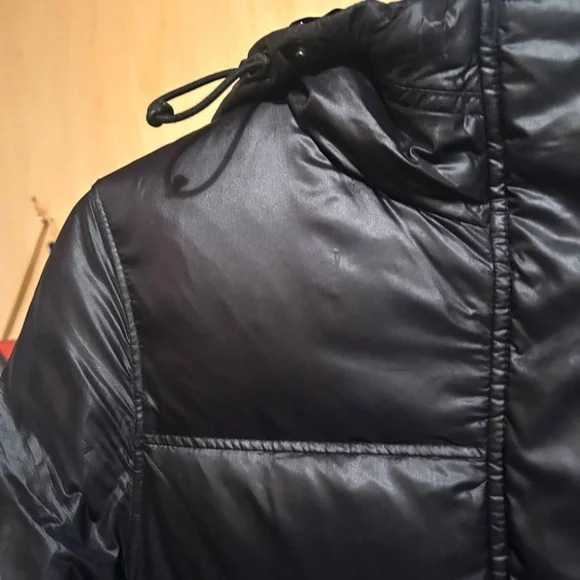 Black Sorel Tivoli Mid-length Down Puffer Coat - Picture 11 of 14